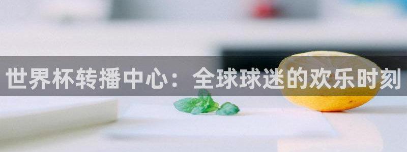 足球比分直播世界杯：世界杯转播中心：全球球迷的欢乐时刻